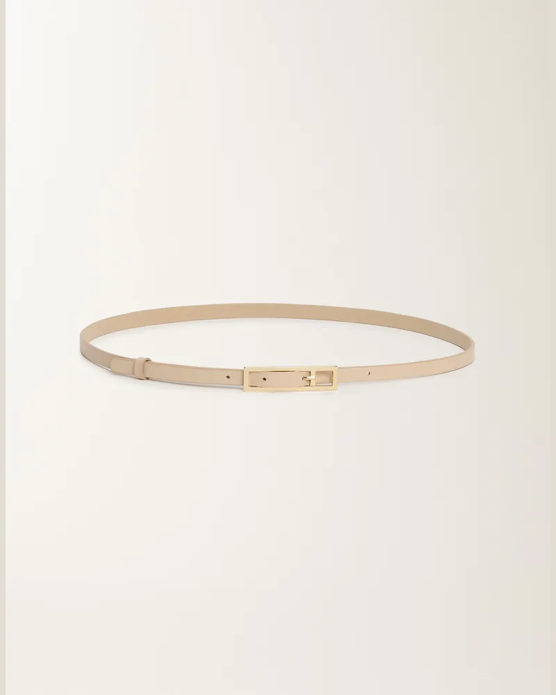 Fabiana Filippi Gürtel Aus Kalbsleder, Seilbraun - Frau Gürtel Beige Beige