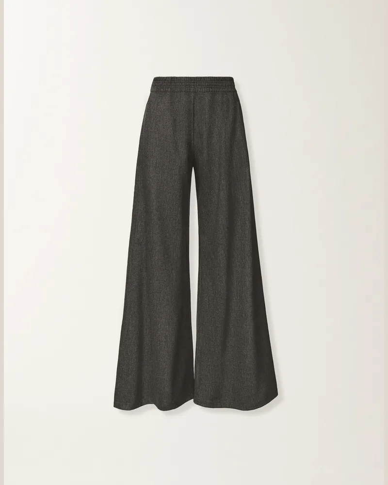 Fabiana Filippi Amelia Hose Aus Flanell, Schiefergrau - Frau Hosen Grau Grau
