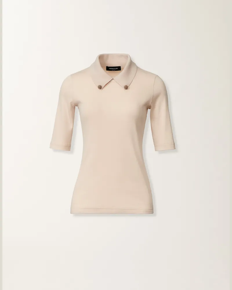 Fabiana Filippi Jersey-t-shirt, Wattiert - Frau T-shirts & Tops Braun Braun
