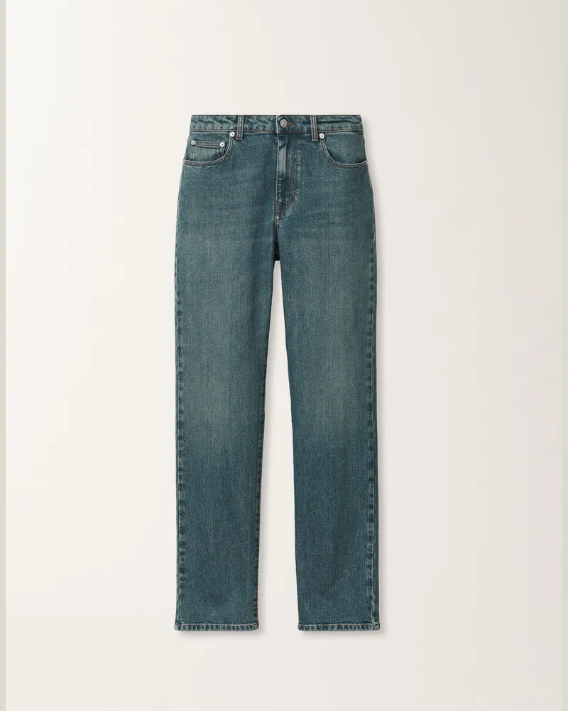 Fabiana Filippi 5-pocket-hose Narni Aus Denim, Vintage-blau - Frau Hosen Blau Blau