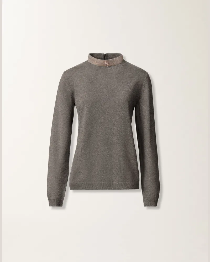 Fabiana Filippi Pullover Aus Platinum, Blei - Frau Strickwaren Grün Grün