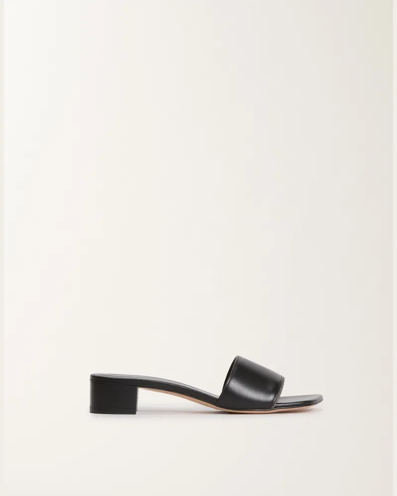 Fabiana Filippi Sandalen Mit Absatz Aus Kalbsleder, Schwarz - Frau Sandalen Butter Butter