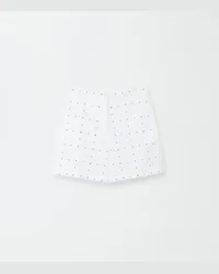 Fabiana Filippi Bermudashorts aus Popeline Weiss