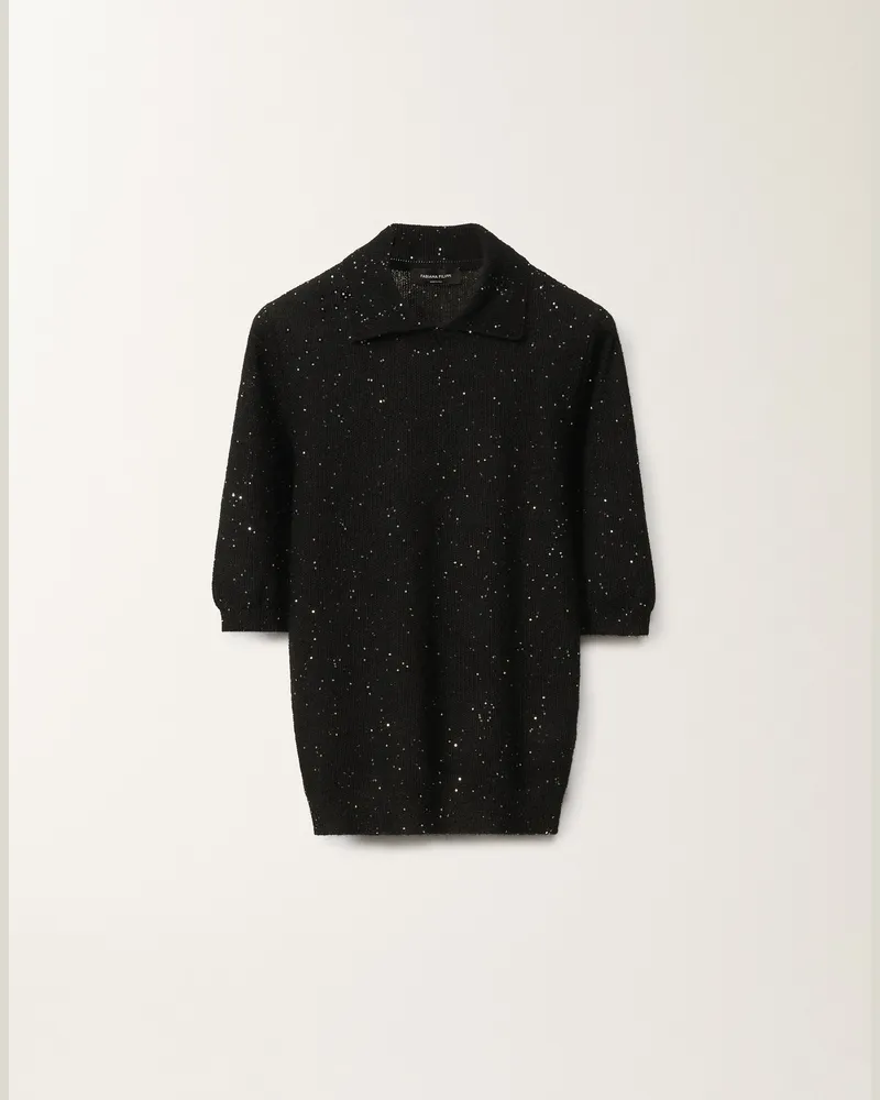 Fabiana Filippi Pullover Aus Mohair, Schwarz - Frau Strickwaren Schwarz Schwarz