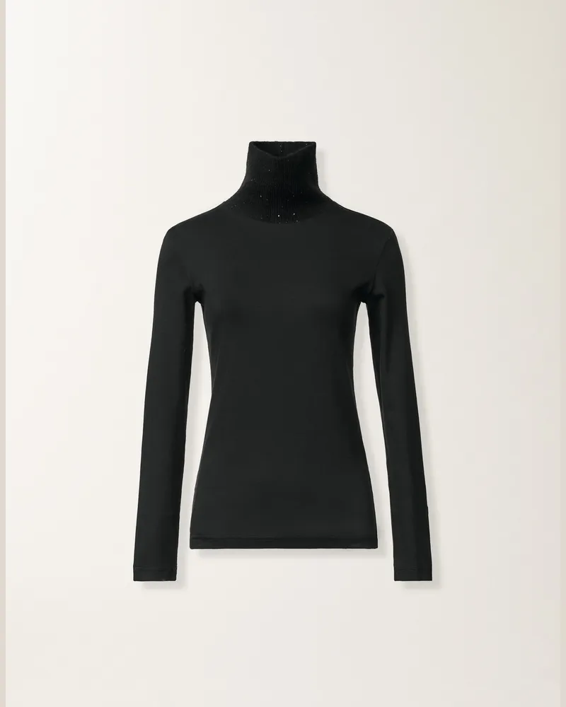 Fabiana Filippi Jersey-top, Schwarz - Frau T-shirts & Tops Schwarz Schwarz