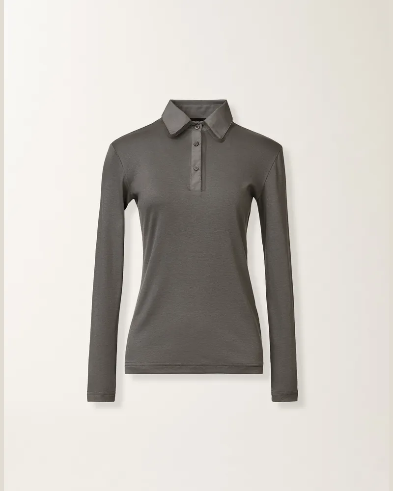 Fabiana Filippi Jersey T-shirt, Smoke - Frau T-shirts & Tops Grau Grau