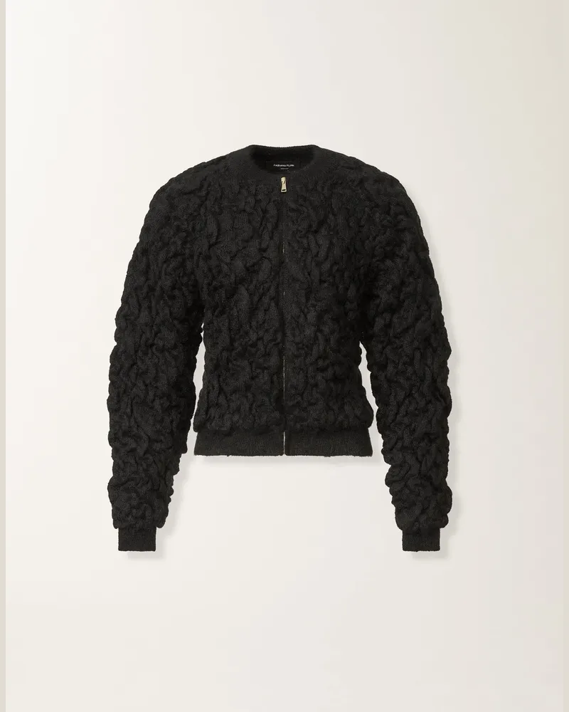 Fabiana Filippi Mohair-bomber, Schwarz - Frau Strickwaren Schwarz Schwarz