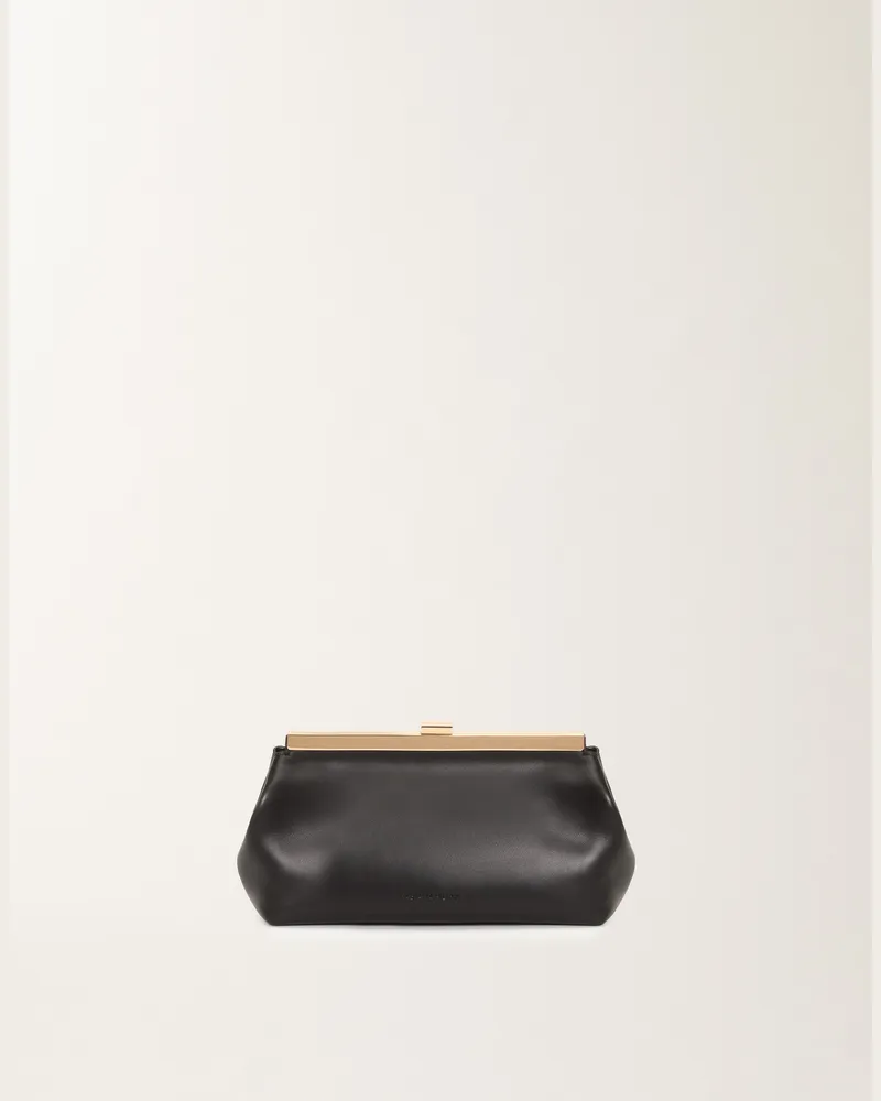 Fabiana Filippi Clutch Aus Nappaleder, Schwarz - Frau Mini-tachen & Clutches Schwarz Schwarz
