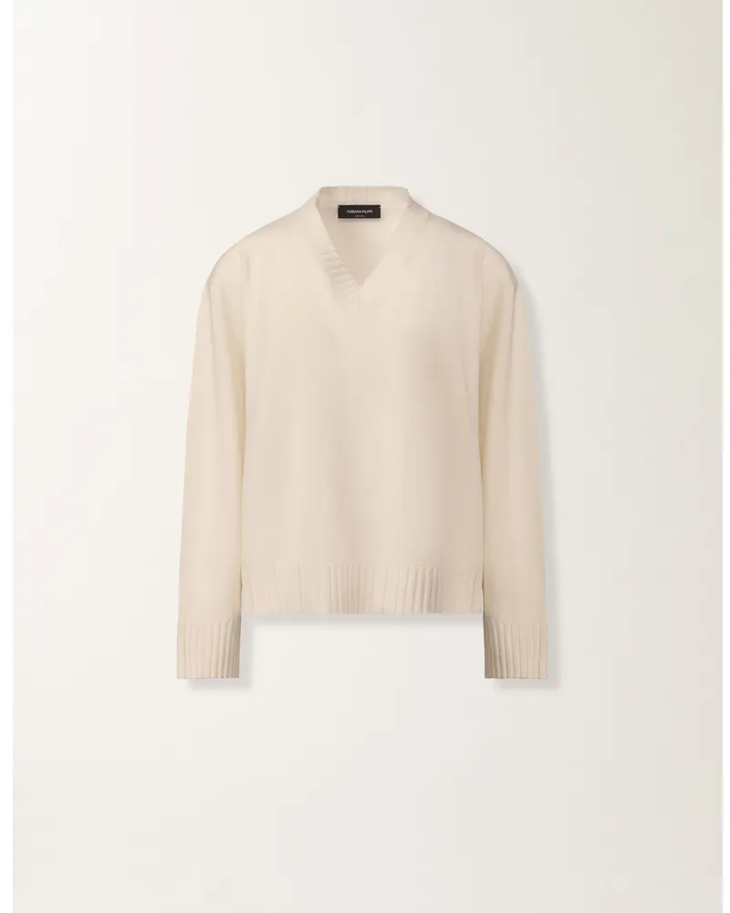Fabiana Filippi Pullover Aus Platinum, Rafia - Frau Strickwaren Rosa Rosa