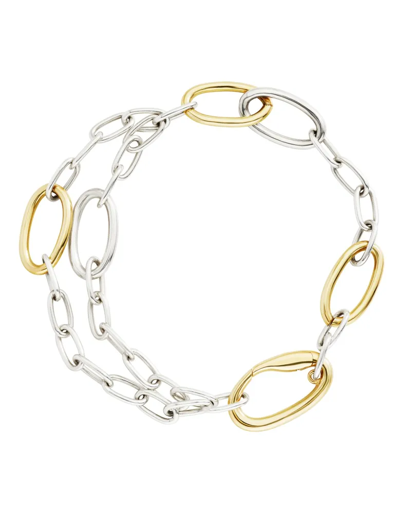 DoDo ARMBAND ESSENTIALS AUS SILBER UND VERGOLDETEM SILBER Silber