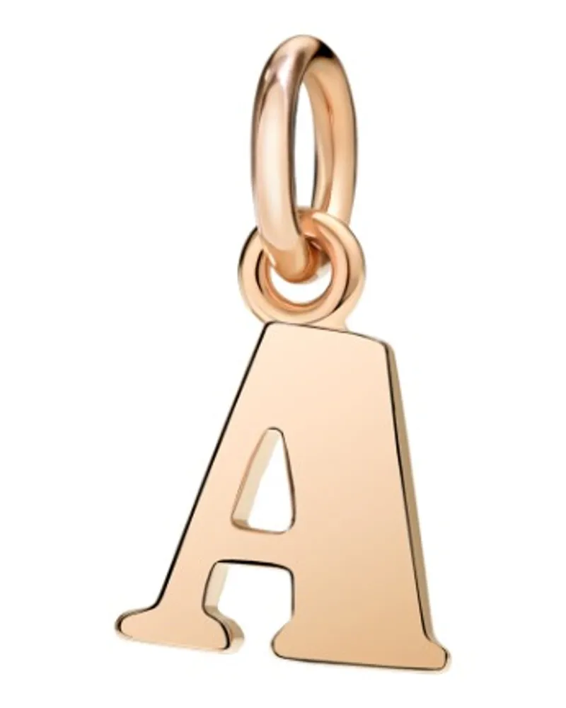 DoDo ANHÄNGER BUCHSTABE A ROSÉGOLD Rose