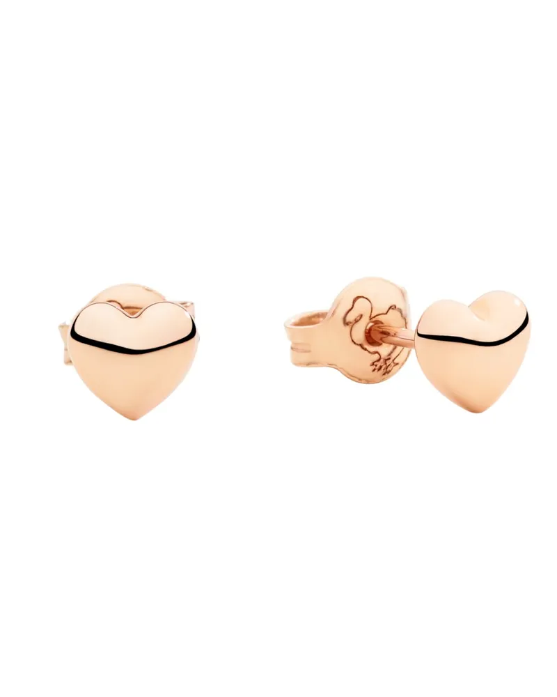 DoDo OHRSTECKER HERZ AUS ROSÉGOLD Roségold