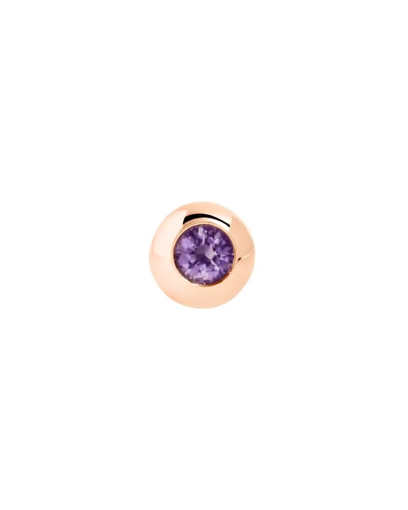 DoDo OHRSTECKER BOLLICINE ROSÉGOLD UND AMETHYST Roségold