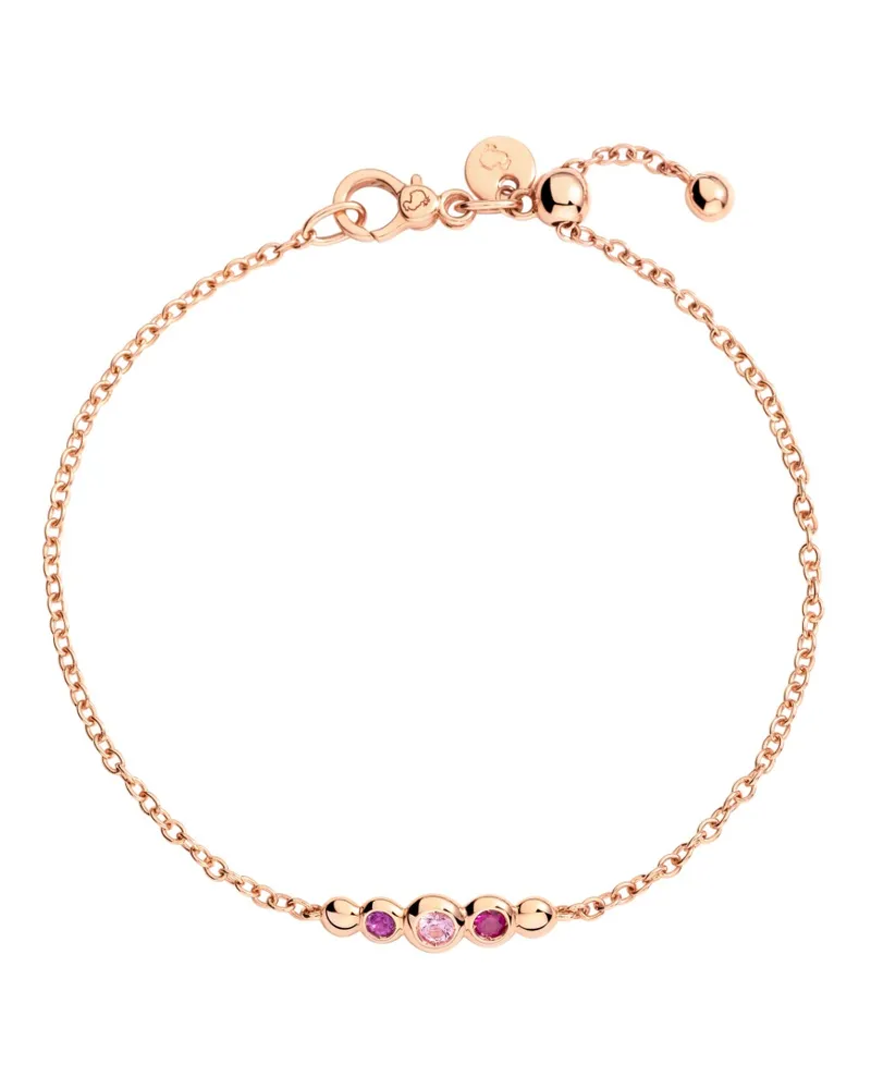 DoDo ARMBAND BOLLICINE ROSÉGOLD BUNTE STEINE Roségold