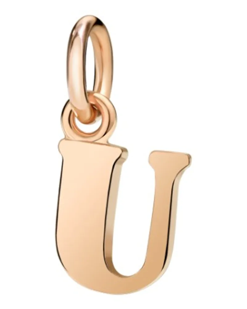 DoDo ANHÄNGER BUCHSTABE U ROSÉGOLD Roségold