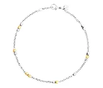 ARMBAND MINI-GRANELLI SILBER UND GELBGOLD