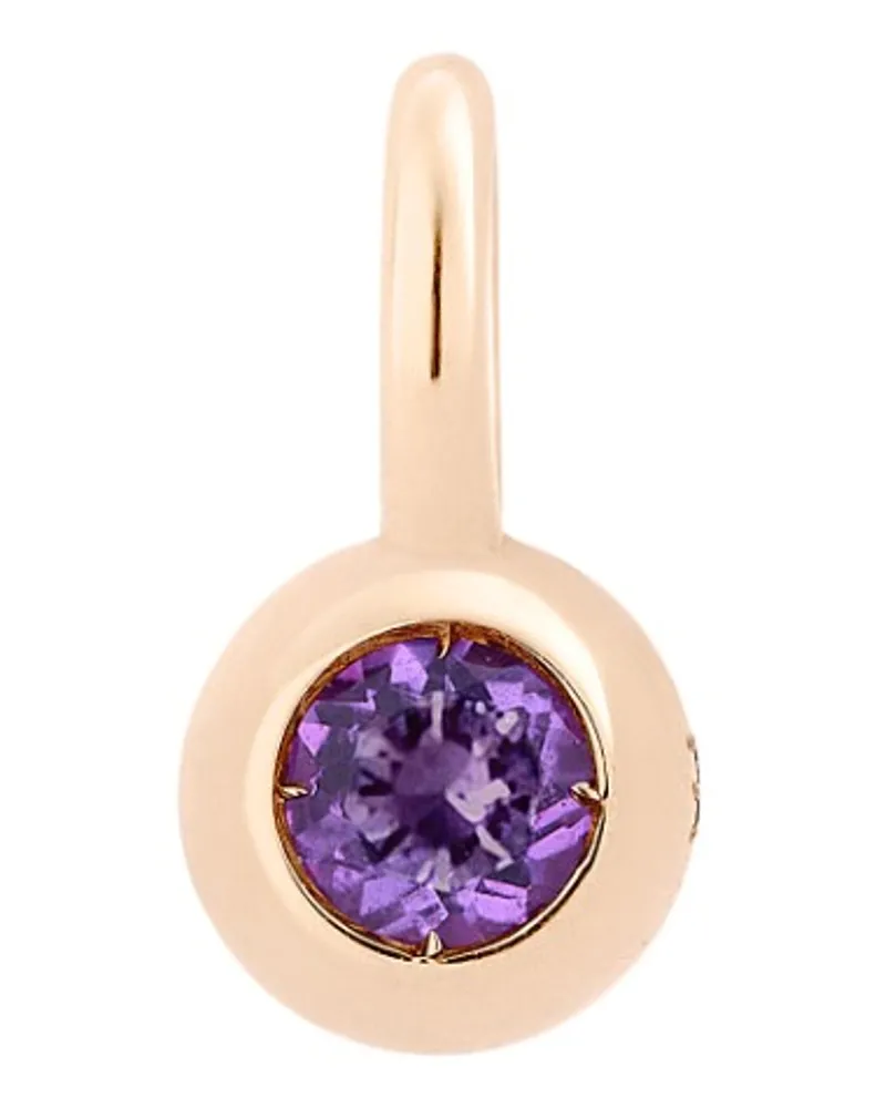 DoDo ANHÄNGER BOLLICINE ROSÉGOLD UND AMETHYST Roségold