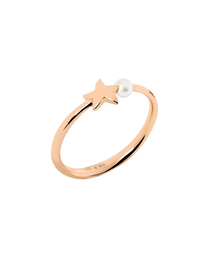 DoDo RING STELLINA ROSÉGOLD UND GLASPERLE Roségold