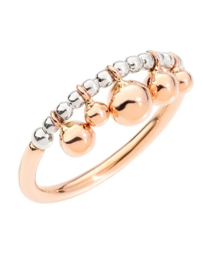 DoDo RING BOLLICINE ROSÉGOLD UND SILBER Silber