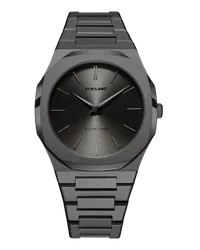 D1 Milano Watch Ultra Thin Bracelet 40 Mm - Antracite Grey