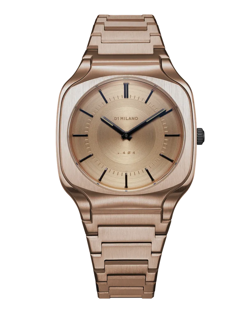 D1 Milano Watch Square Bracelet 37mm - Champagne Gold