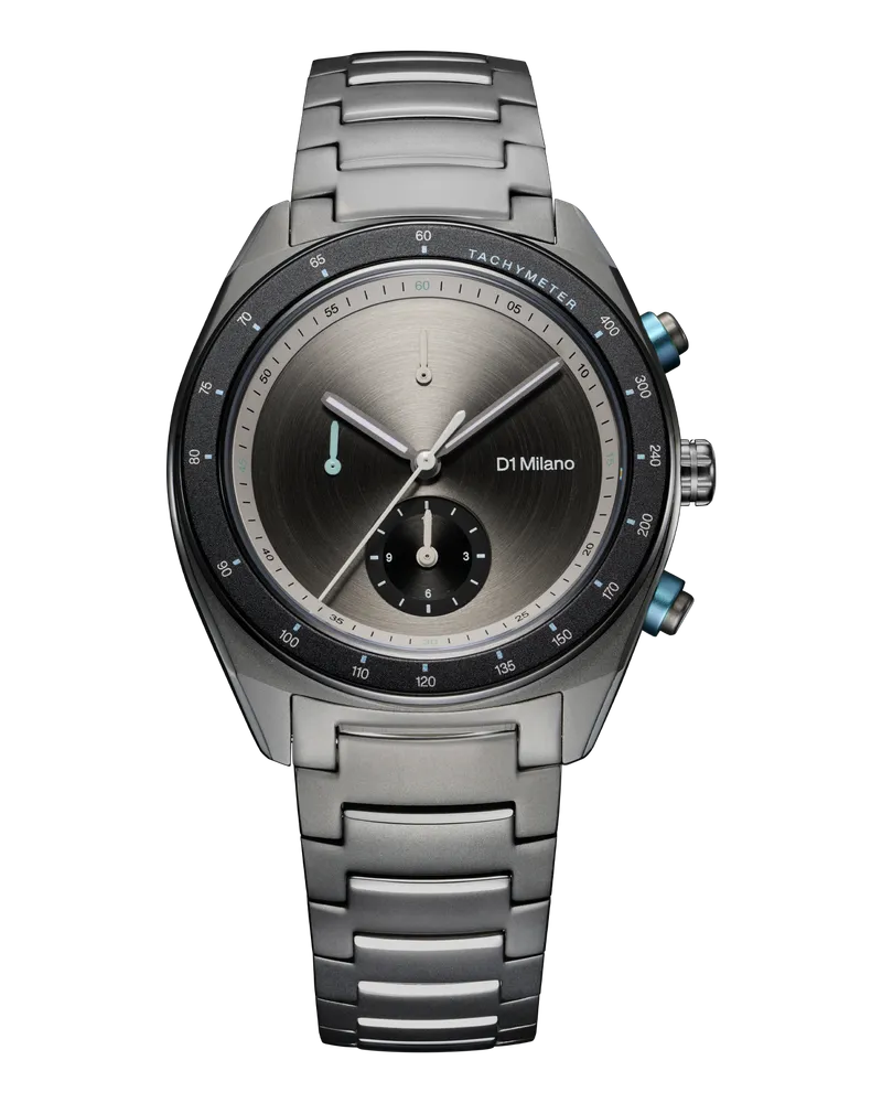 D1 Milano Watch Chronograph 40mm - Essential Black Gun