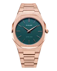 D1 Milano Watch Ultra Thin Bracelet 38 Mm - Forest Green