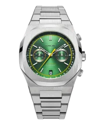 D1 Milano Watch Chronograph 41.5 Mm - Noble Green Yellow