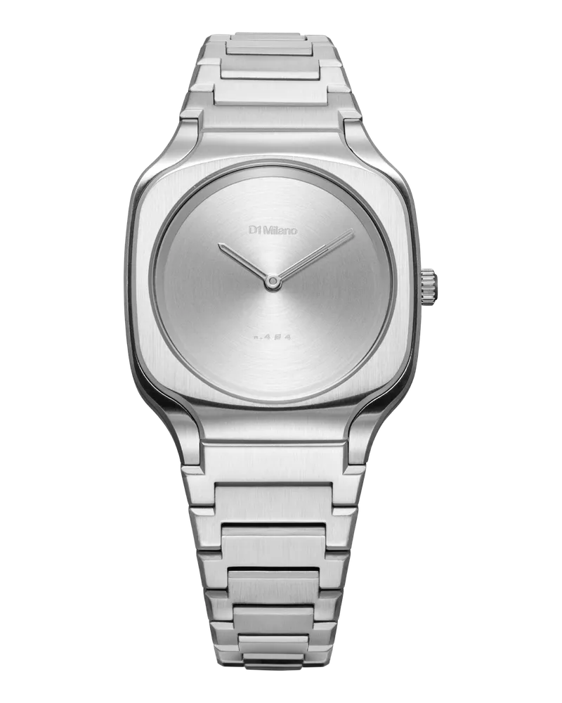 D1 Milano Watch Square Bracelet 32 Mm - Disco Grey Silver