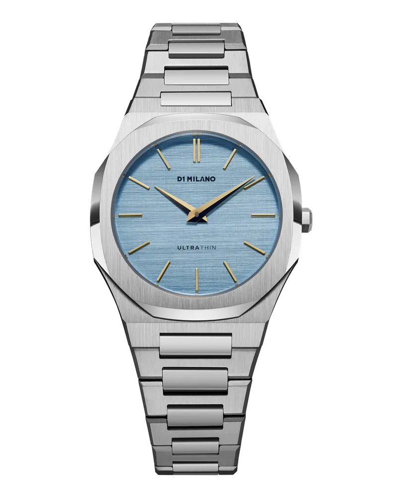 D1 Milano Watch Ultra Thin Bracelet 34mm Dusk Blue