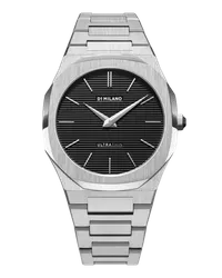 D1 Milano Watch Ultra Thin Bracelet 40 Mm - Silver Silver