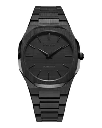 D1 Milano Watch Ultra Thin Bracelet 40 Mm - Shadow Black