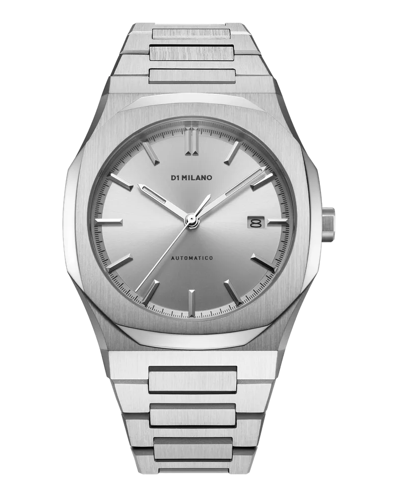 D1 Milano Watch Automatic Bracelet 41.5mm - Snow Grey