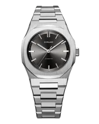 D1 Milano Watch Automatico 36 Mm - Onyx Code Silver