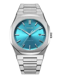 D1 Milano Watch Automatic Bracelet 41.5mm - Turquoise Blue