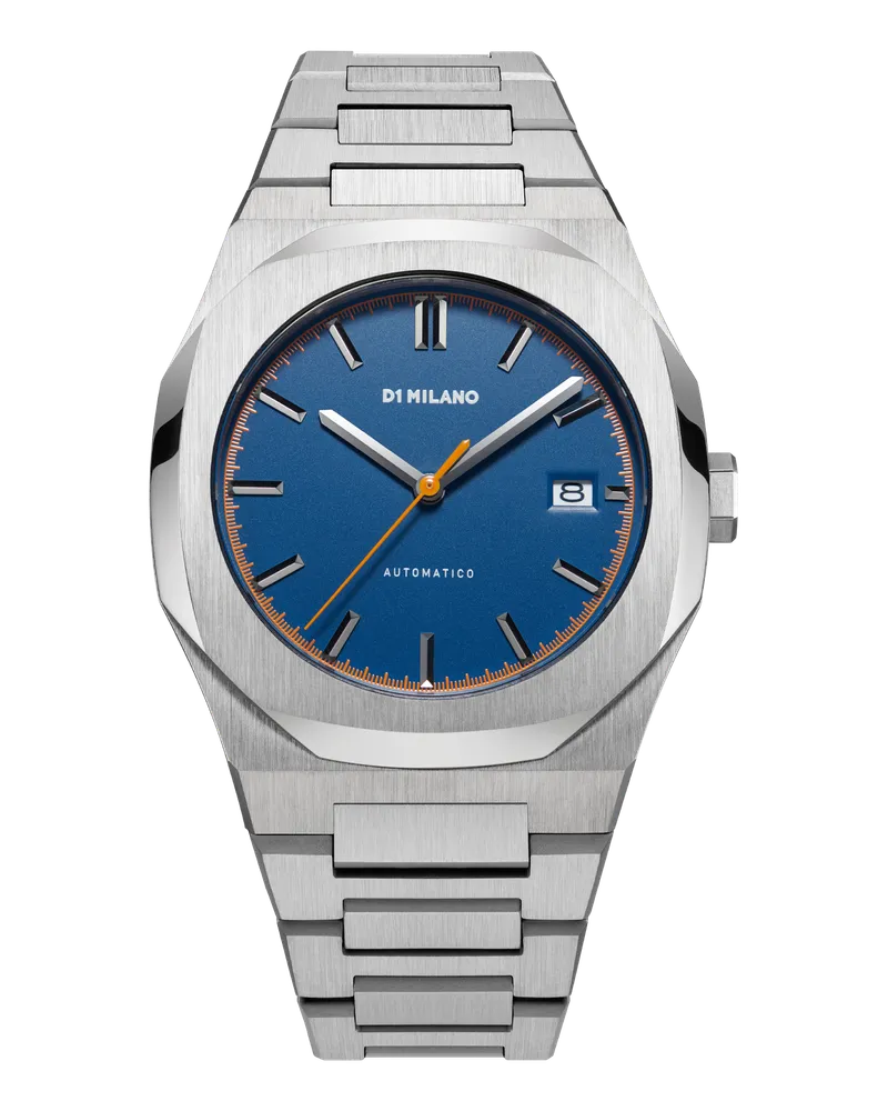 D1 Milano Watch Automatic Bracelet 41.5 Mm Atlas Blue