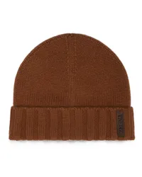 Ermenegildo Zegna Beanie aus Oasi Cashmere in Dunklem Foliage Dunkles