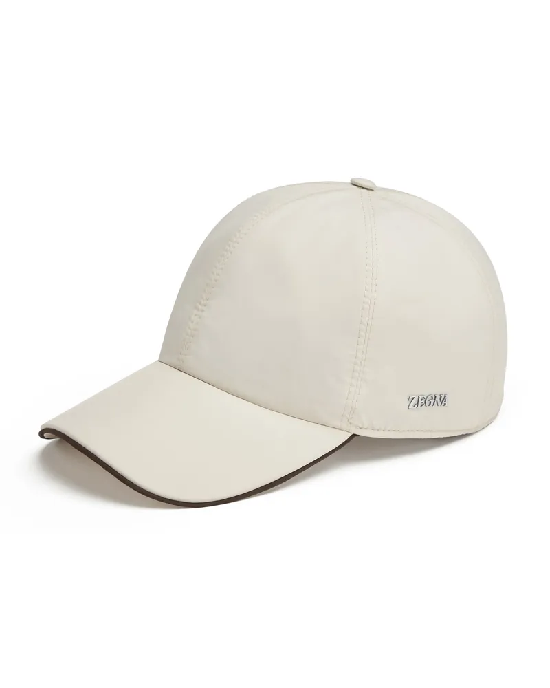 Ermenegildo Zegna Baseballcap aus technischem Material in Weiß Weiß