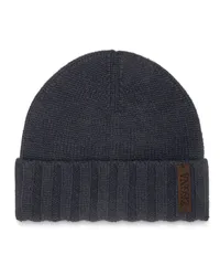 Ermenegildo Zegna Beanie aus Oasi Cashmere in Dunkelblau Dunkelblau