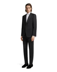 Ermenegildo Zegna Evening Anzug aus Multiseason Wolle in Schwarz Schwarz