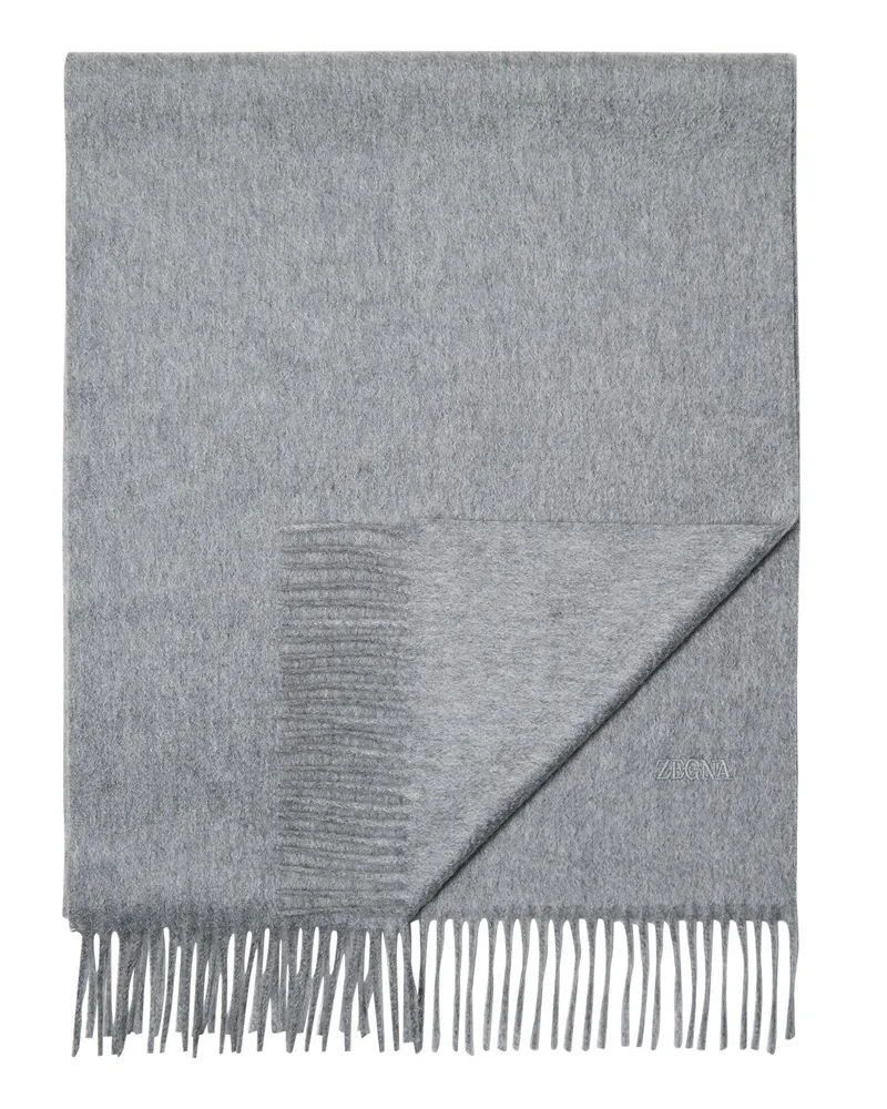 Ermenegildo Zegna Schal aus Oasi Cashmere in Grau Grau