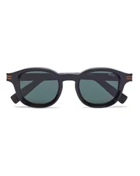 Ermenegildo Zegna Aurora I Sonnenbrille aus Acetat in Schwarz und Havana Schwarz