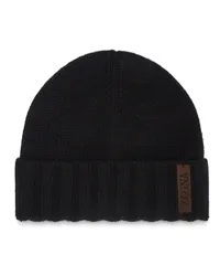 Ermenegildo Zegna Beanie aus Oasi Cashmere in Schwarz Schwarz