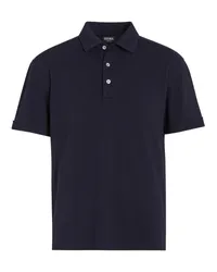 Ermenegildo Zegna Poloshirt aus 12milmil12 Wolle in Marineblau Marineblau