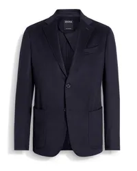 Ermenegildo Zegna Jacke aus Oasi Cashmere in Marineblau Marineblau