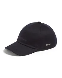 Ermenegildo Zegna Baseballcap aus Oasi Cashmere in Dunkelblau Dunkelblau