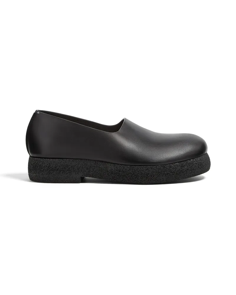 Ermenegildo Zegna Loafer aus Leder in Schwarz Schwarz