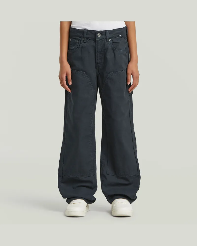 G-STAR RAW Girls Bowey 3D Carpenter Loose Hose - Dunkelblau - mädchen Dunkelblau
