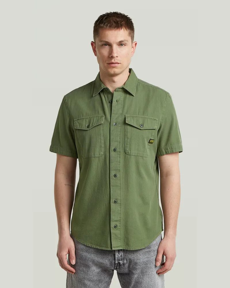 G-STAR RAW Marine Slim Hemd - Grün - Herren Grün