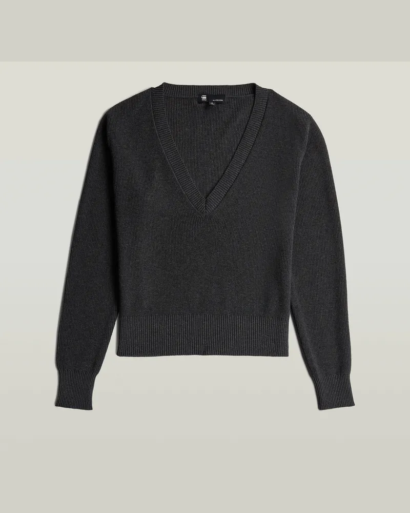 G-STAR RAW Boxy V-Neck Pullover - Mehrfarbig - Damen Mehrfarbig